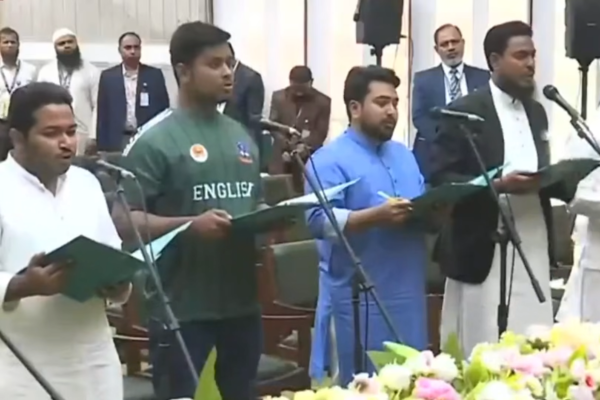 Hasnat Abdullah Takes Oath Wearing His Iconic ‘No. 10 Jersey’